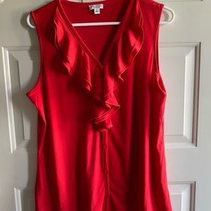 Women’s red dressy tank top